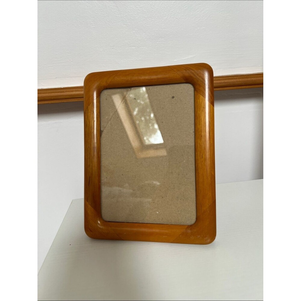 Vintage Solid Wood Frame Photo Frame, Warm Honey Brown, 5x7